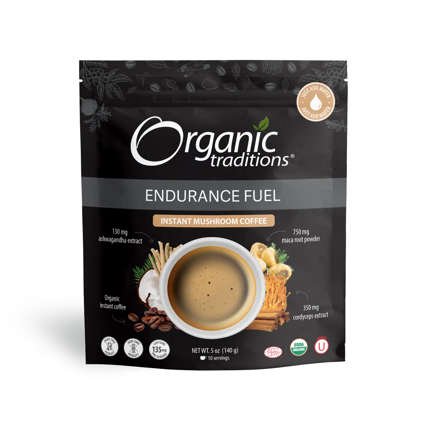 Endurance Fuel Mushroom Coffee
